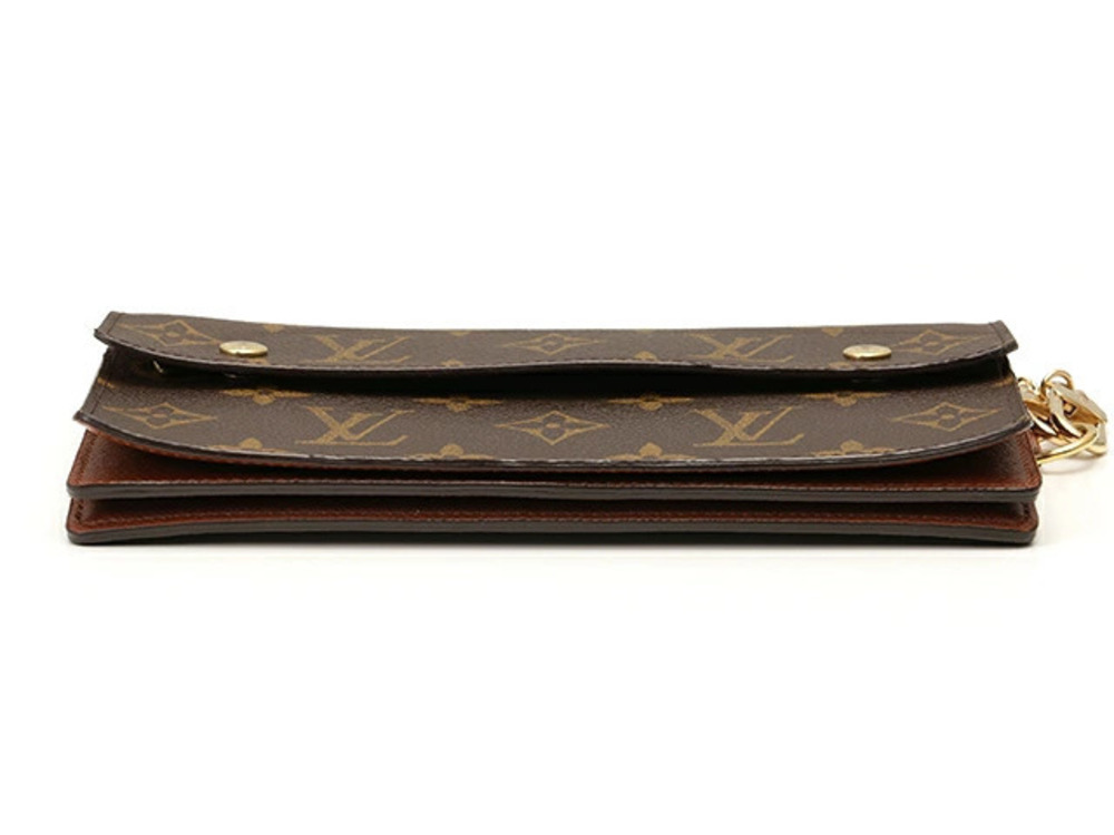 Louis Vuitton Portefeuille Wallet Accordion Accessories Monogram Long Brown